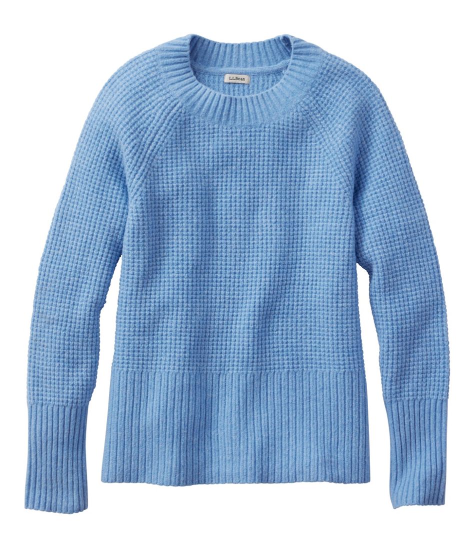 Women's SuperSoft Waffle Sweater, Crewneck | L.L.Bean Signature