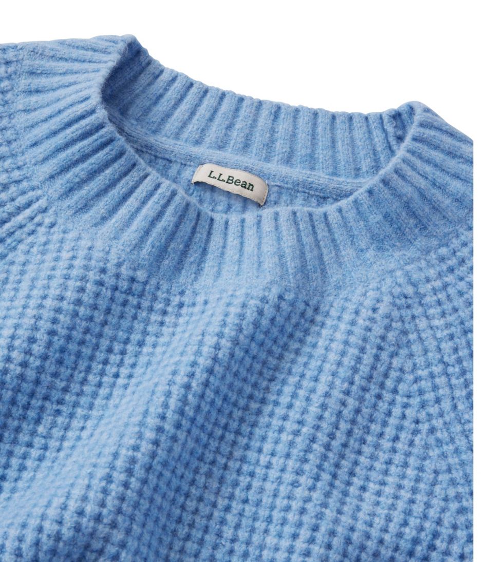 Women's SuperSoft Waffle Sweater, Crewneck | L.L.Bean Signature