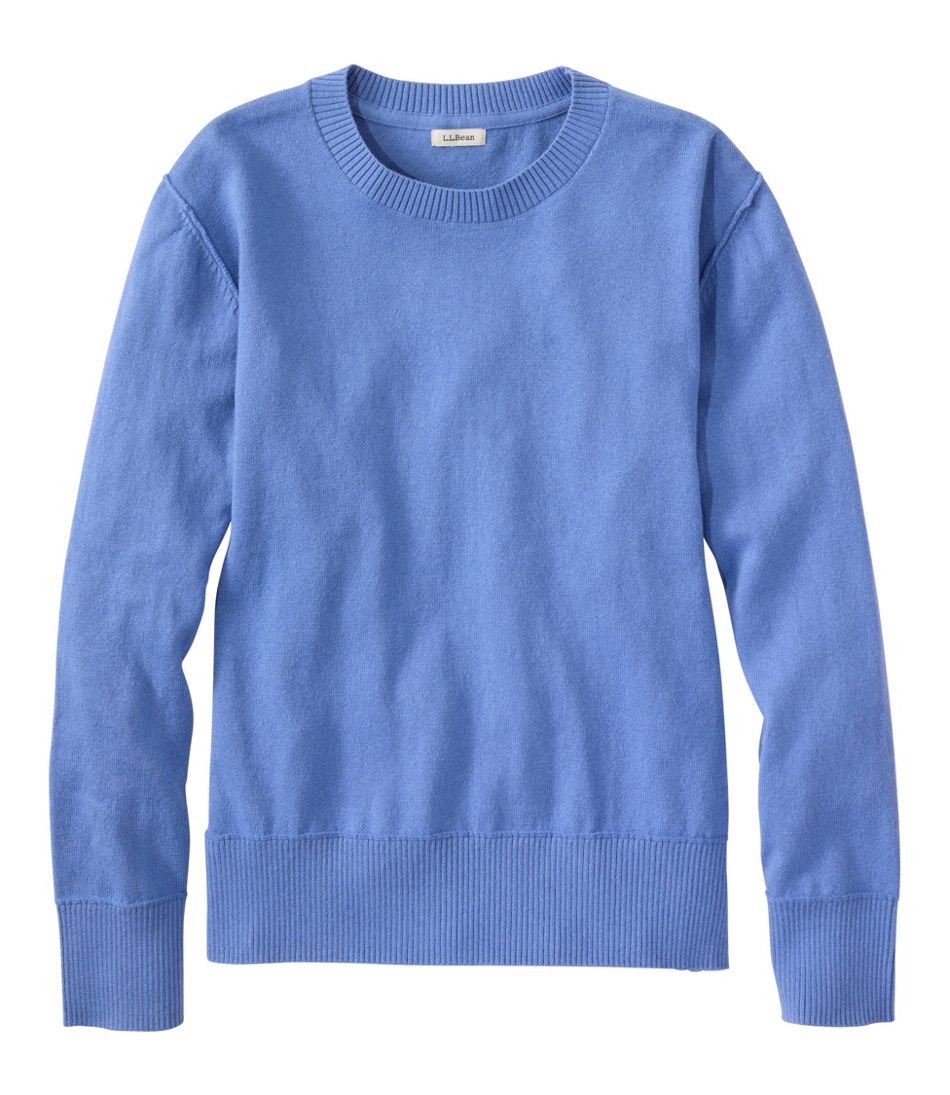 Women's Cotton/Cashmere Sweater, Crewneck | L.L.Bean Classic