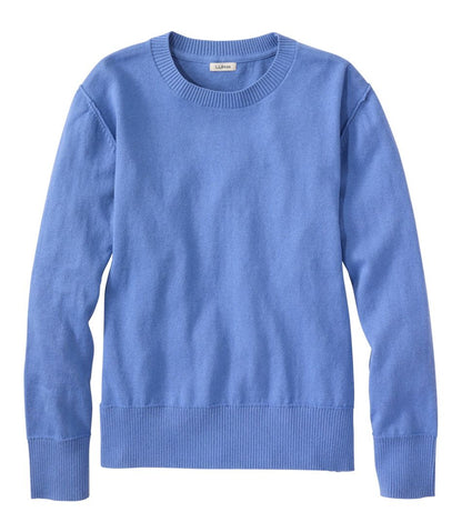Women's Cotton/Cashmere Sweater, Crewneck | L.L.Bean Classic