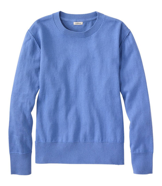 Women's Cotton/Cashmere Sweater, Crewneck | L.L.Bean Classic