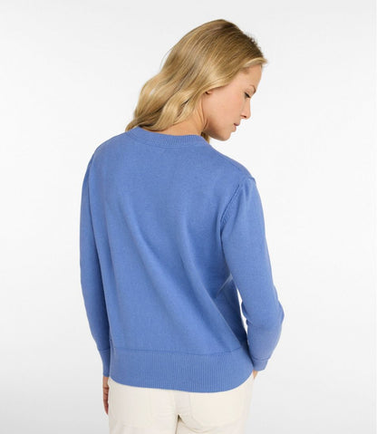 Women's Cotton/Cashmere Sweater, Crewneck | L.L.Bean Classic