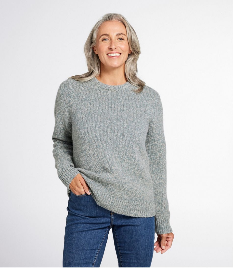 Women's Bean's Classic Ragg Wool Sweater, Crewneck | L.L.Bean Essential