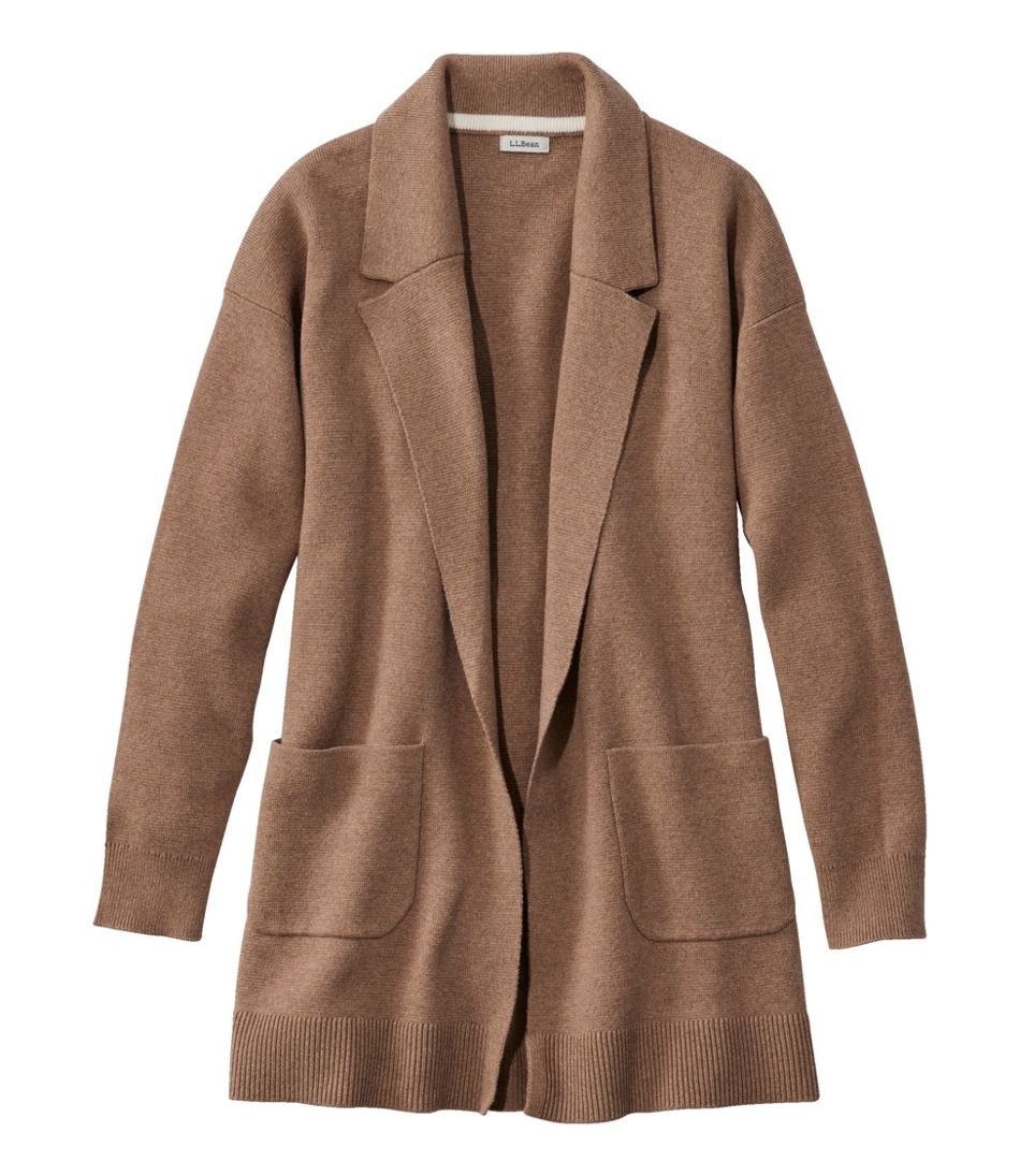 Women's Wicked Soft Cotton/Cashmere Coatigan Sweater | L.L.Bean Everyday