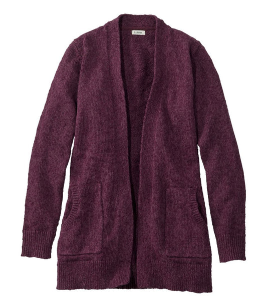Women's Cotton Ragg Sweater, Open Cardigan | L.L.Bean Great Value