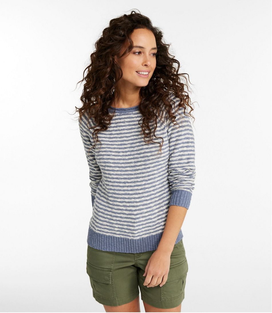 Women's Midweight Cotton Slub Rollneck Pullover Stripe | L.L.Bean Latest