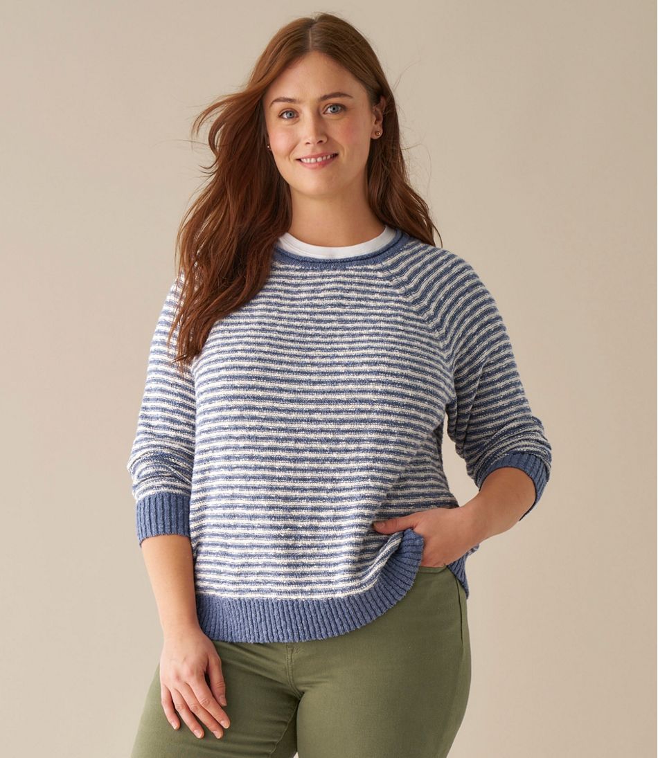 Women's Midweight Cotton Slub Rollneck Pullover Stripe | L.L.Bean Latest