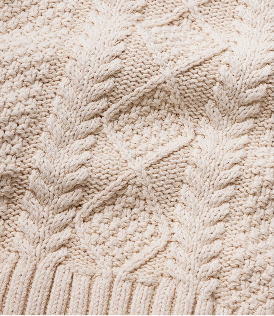 Women's Signature Cotton Fisherman Sweater, Crewneck | L.L.Bean Featured