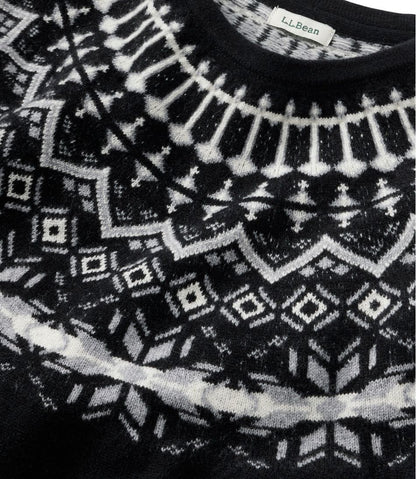 Women's Classic Cashmere Sweater, Crewneck Fair Isle | L.L.Bean Recommended