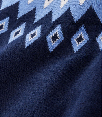 Women's Cotton/Cashmere Sweater, Turtleneck Fair Isle | L.L.Bean Classic