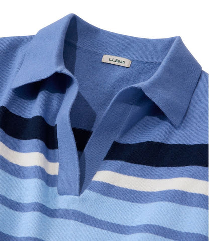 Women's Cotton/Cashmere Sweater, Polo Stripe | L.L.Bean Value