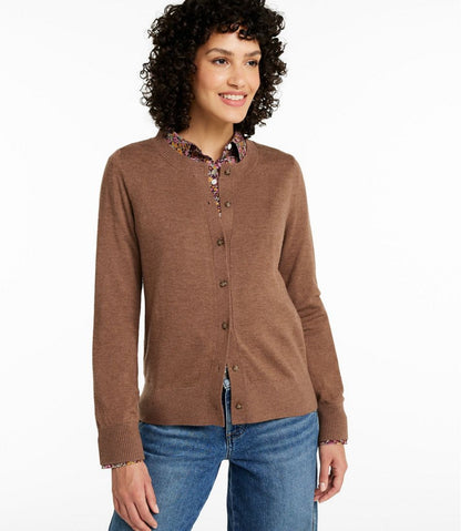 Women's Essential Merino Wool Sweater, Cardigan | L.L.Bean Popular