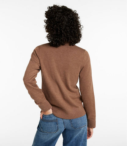 Women's Essential Merino Wool Sweater, Cardigan | L.L.Bean Popular