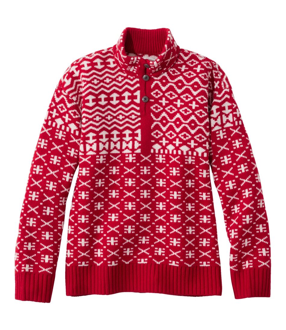 Women's Signature Kingfield Merino Wool Sweater, Fair Isle | L.L.Bean Exclusive