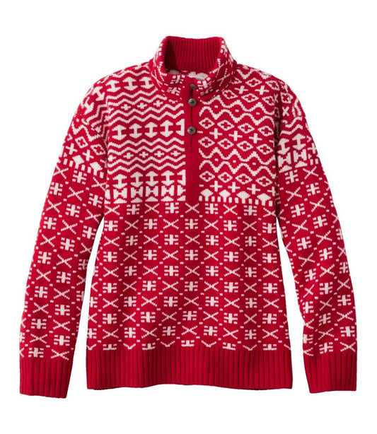 Women's Signature Kingfield Merino Wool Sweater, Fair Isle | L.L.Bean Exclusive