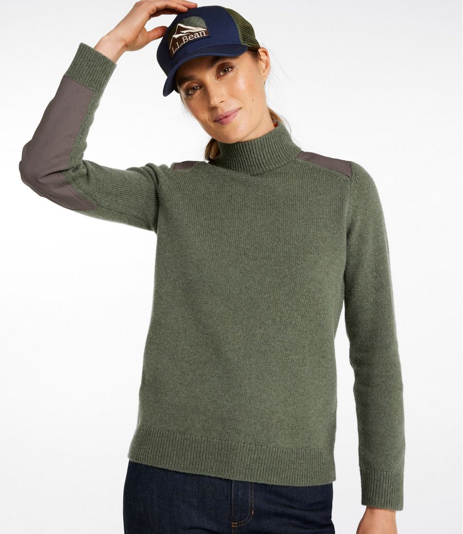 Women's Maine Guide Lightweight Lambswool Sweater | L.L.Bean Signature
