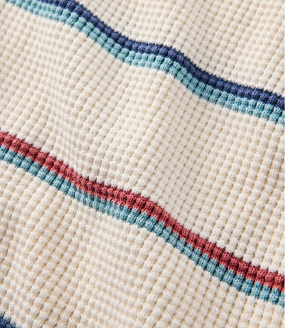 Women's Sunwashed Waffle Sweater, Pullover Stripe | L.L.Bean Great Value