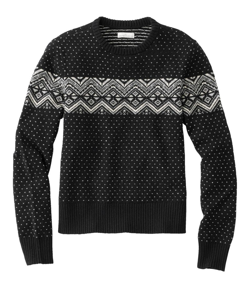 Women's Signature Camp Merino Wool Sweater, Pullover Novelty | L.L.Bean Featured