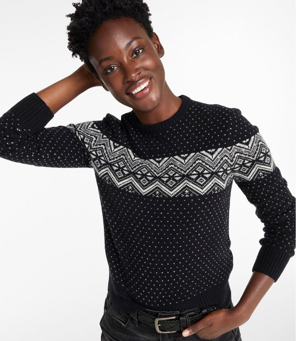 Women's Signature Camp Merino Wool Sweater, Pullover Novelty | L.L.Bean Featured