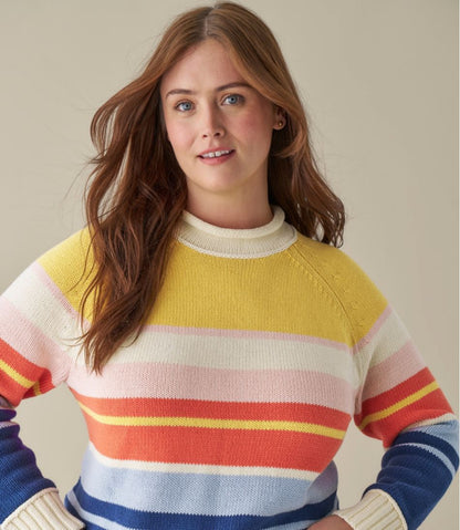 Women's Signature Original Cotton Sweater, Rollneck Stripe | L.L.Bean Popular