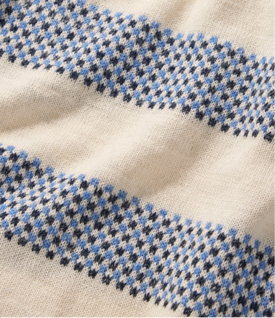 Women's Organic Cotton Slub Sweater, Crewneck Stripe | L.L.Bean Trending