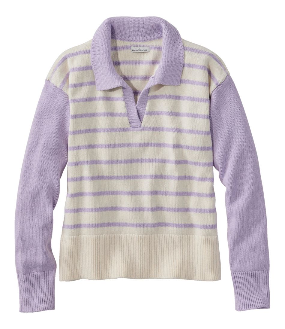 Women's Signature Original Cotton Sweater, Polo | L.L.Bean Exclusive