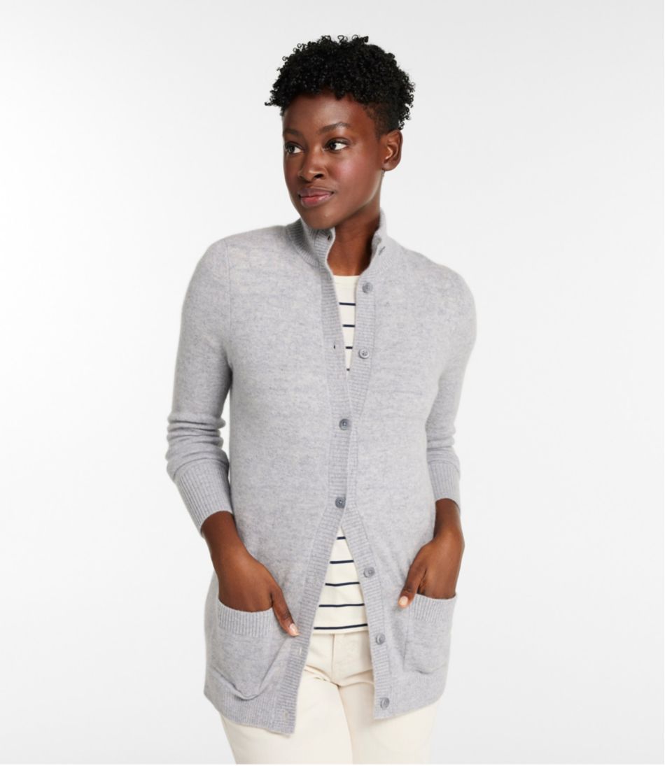 Women's Classic Cashmere Button-Front Cardigan | L.L.Bean Everyday