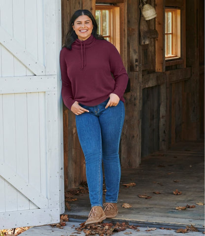 Women's Classic Cashmere Sweater, Funnelneck | L.L.Bean Popular