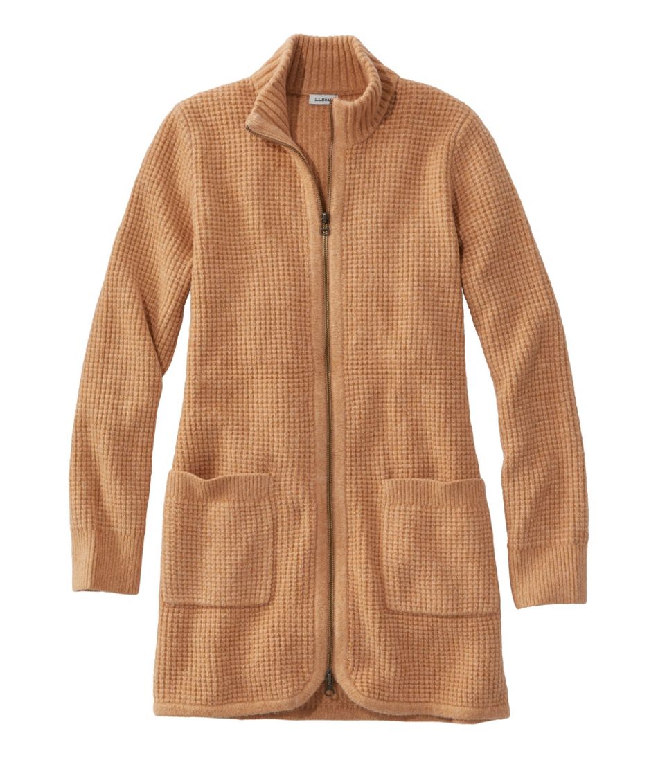 Women's SuperSoft Waffle Sweater, Coatigan | L.L.Bean Trending
