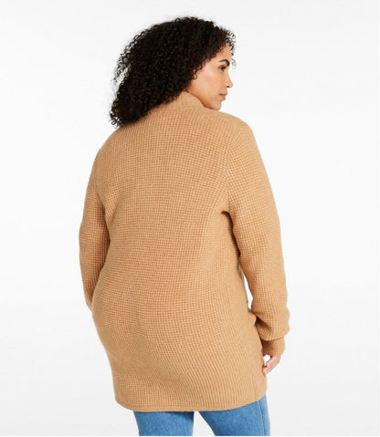 Women's SuperSoft Waffle Sweater, Coatigan | L.L.Bean Trending