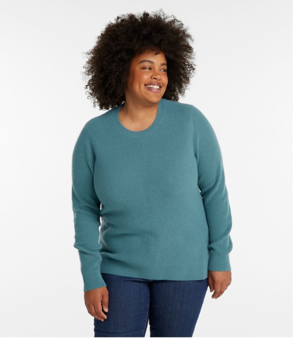 Women's Classic Cashmere Textured Sweater, Crewneck | L.L.Bean Best Seller