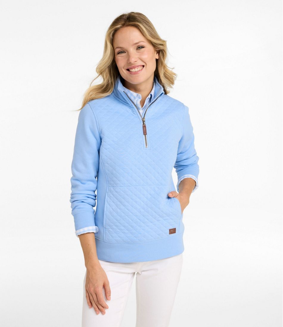 Women's Quilted Quarter-Zip Pullover | L.L.Bean Exclusive