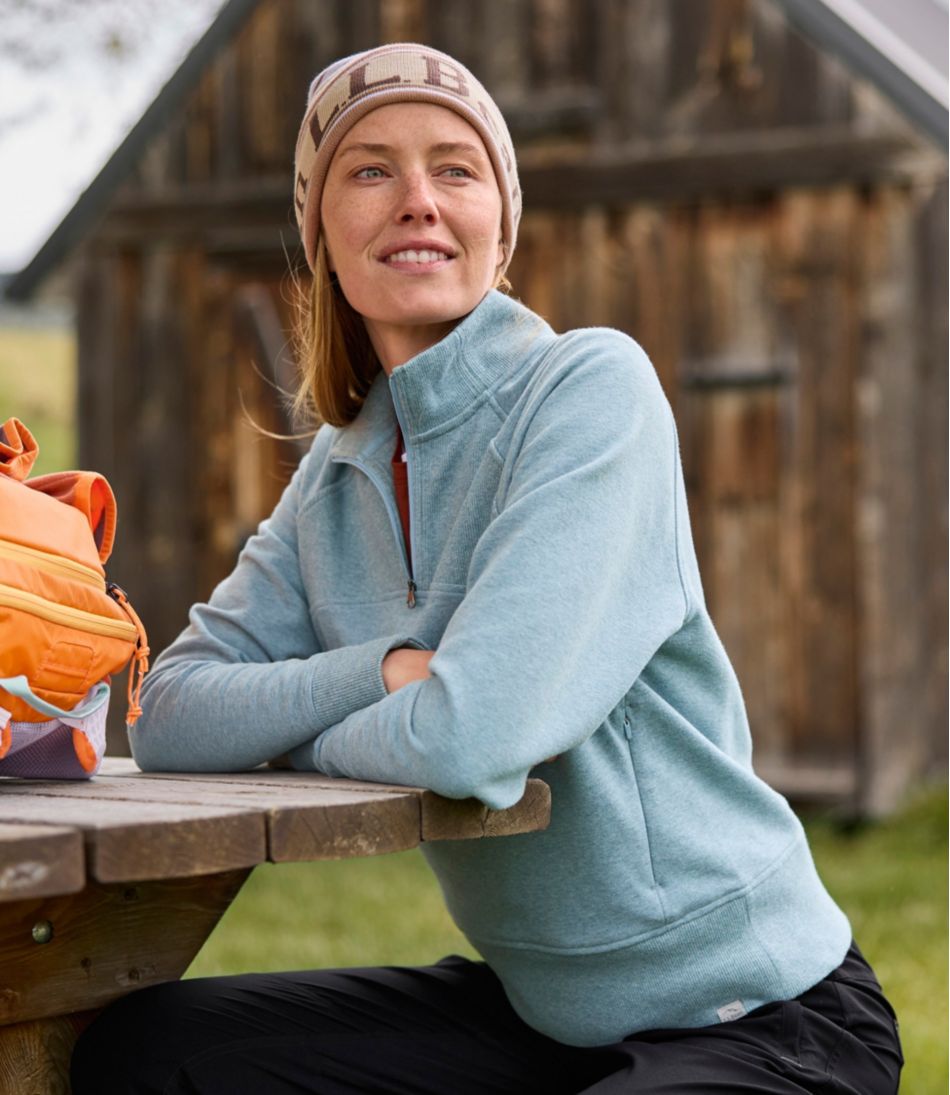Women's L.L.Bean Cozy Pullover, Quarter-Zip | L.L.Bean Classic