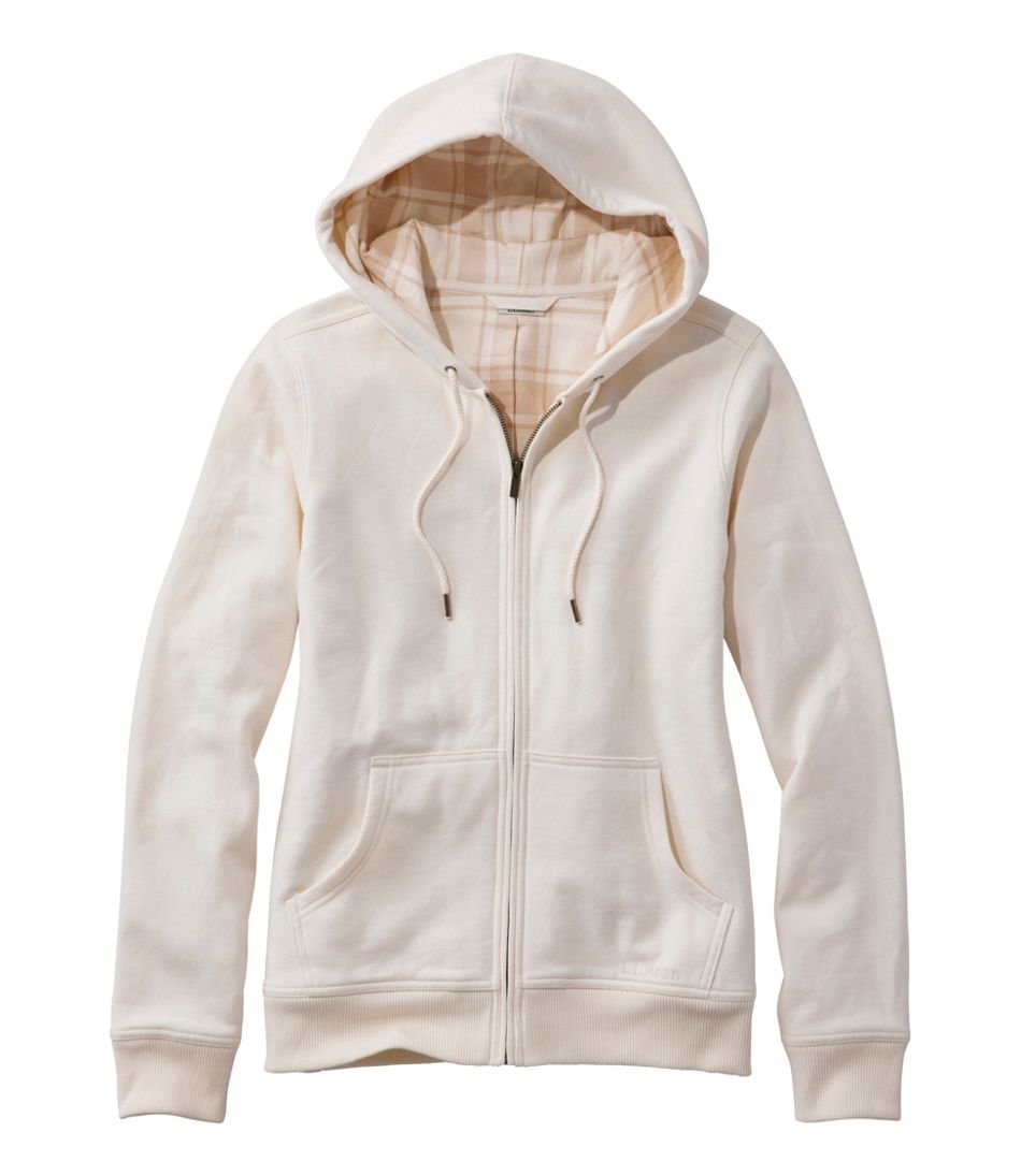 Women's L.L.Bean 1912 Sweatshirt, Flannel-Lined Hoodie | L.L.Bean Value