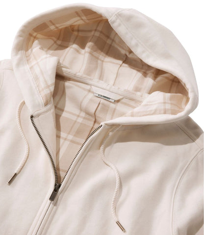 Women's L.L.Bean 1912 Sweatshirt, Flannel-Lined Hoodie | L.L.Bean Value
