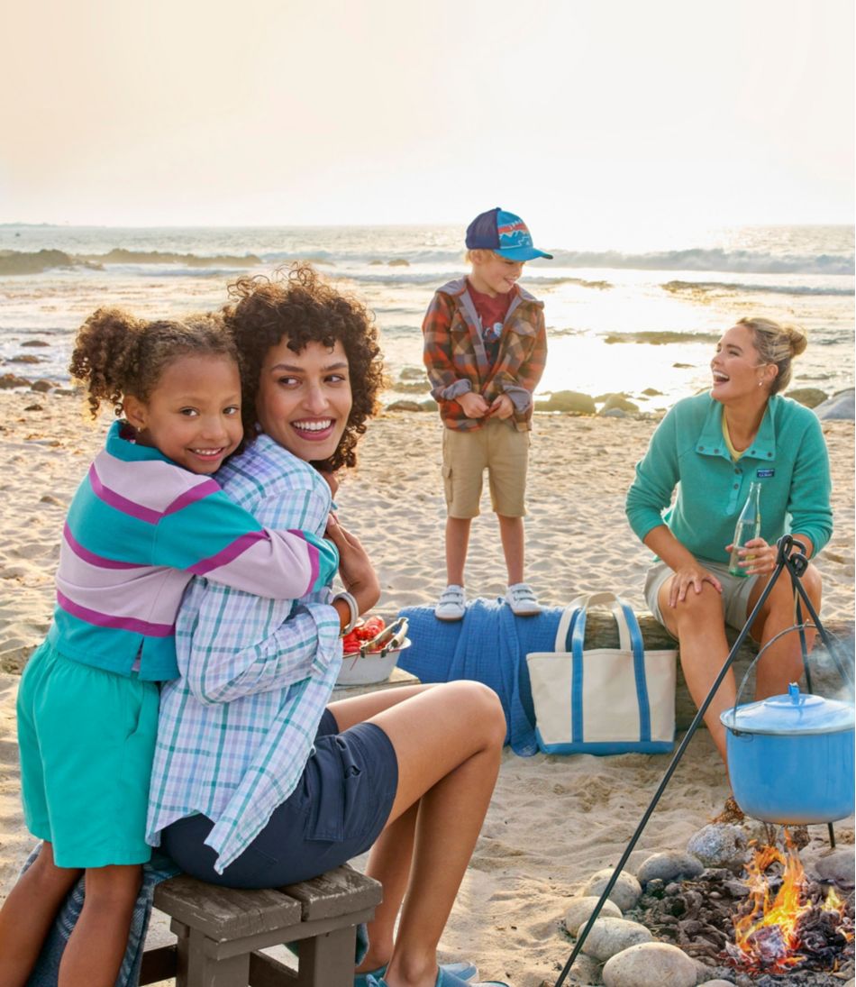 Women's Lakewashed Double-Knit Quarter-Snap | L.L.Bean Latest