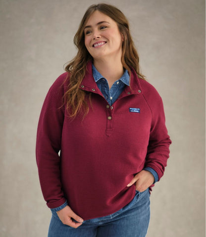 Women's Lakewashed Double-Knit Quarter-Snap | L.L.Bean Latest