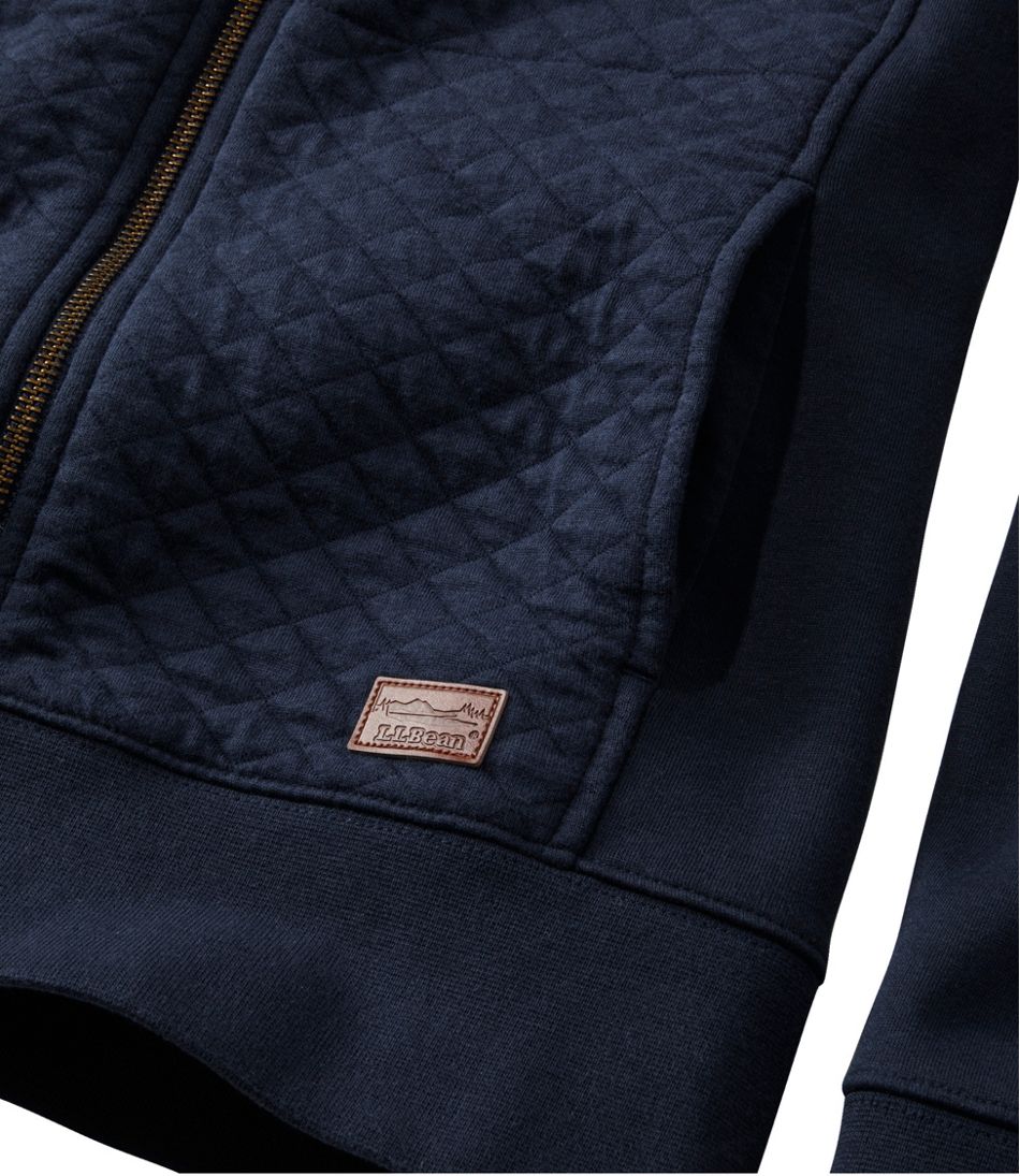 Women's Quilted Full-Zip Sweatshirt | L.L.Bean Featured