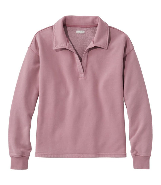 Women's Sunwashed Sweats, Splitneck Polo | L.L.Bean Popular
