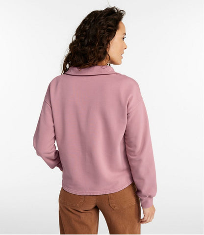 Women's Sunwashed Sweats, Splitneck Polo | L.L.Bean Popular