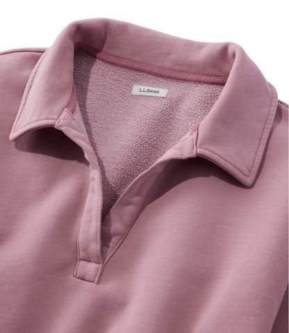 Women's Sunwashed Sweats, Splitneck Polo | L.L.Bean Popular