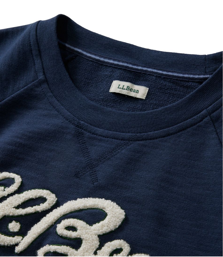 Women's Peaks Island Crewneck, Logo | L.L.Bean Trending