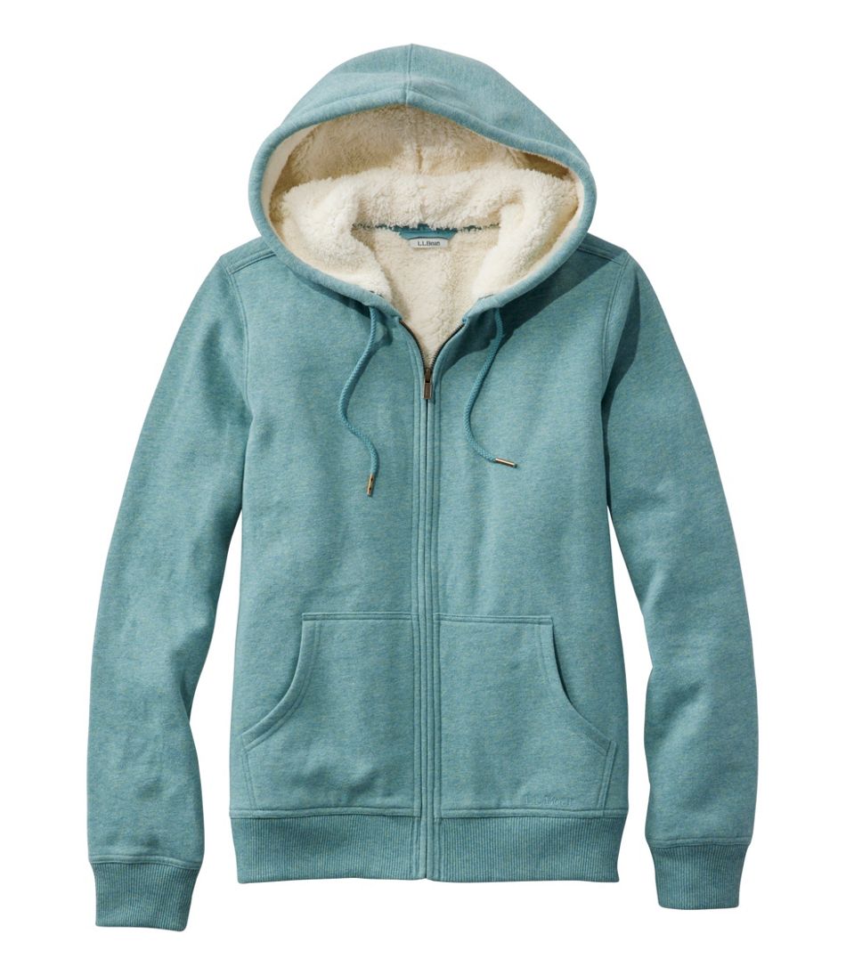 Women's L.L.Bean 1912 Sweatshirt, Sherpa-Lined Hoodie | L.L.Bean Best Seller