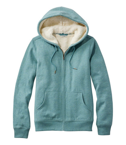 Women's L.L.Bean 1912 Sweatshirt, Sherpa-Lined Hoodie | L.L.Bean Best Seller