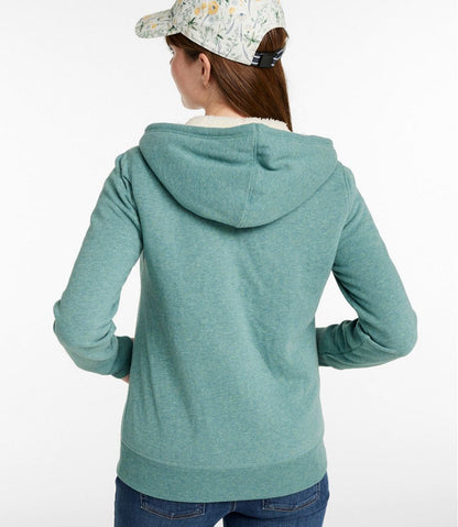 Women's L.L.Bean 1912 Sweatshirt, Sherpa-Lined Hoodie | L.L.Bean Best Seller
