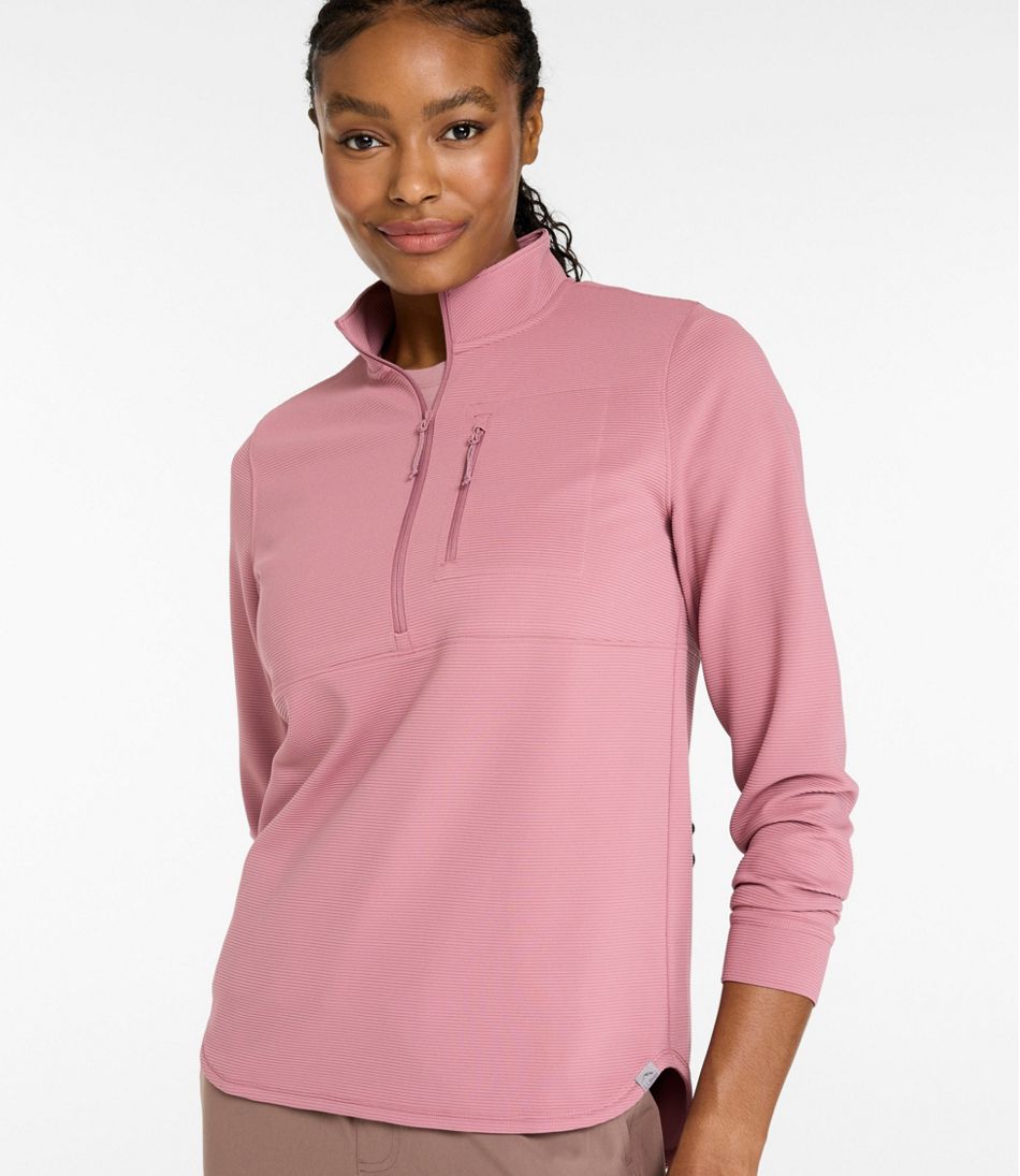 Women's VentureStretch Ottoman 1/4 Zip Pullover | L.L.Bean Recommended