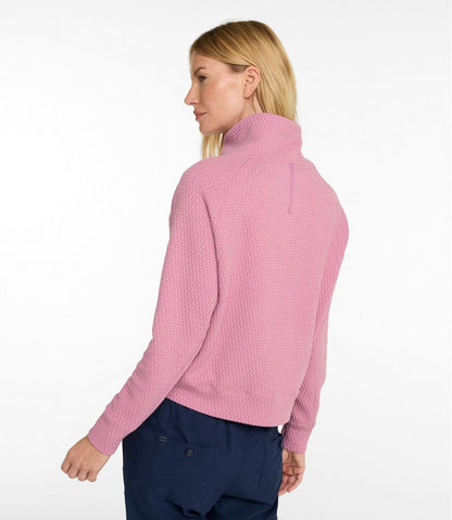 Women's Ridgeknit Half-Zip Pullover, Oversized | L.L.Bean Signature