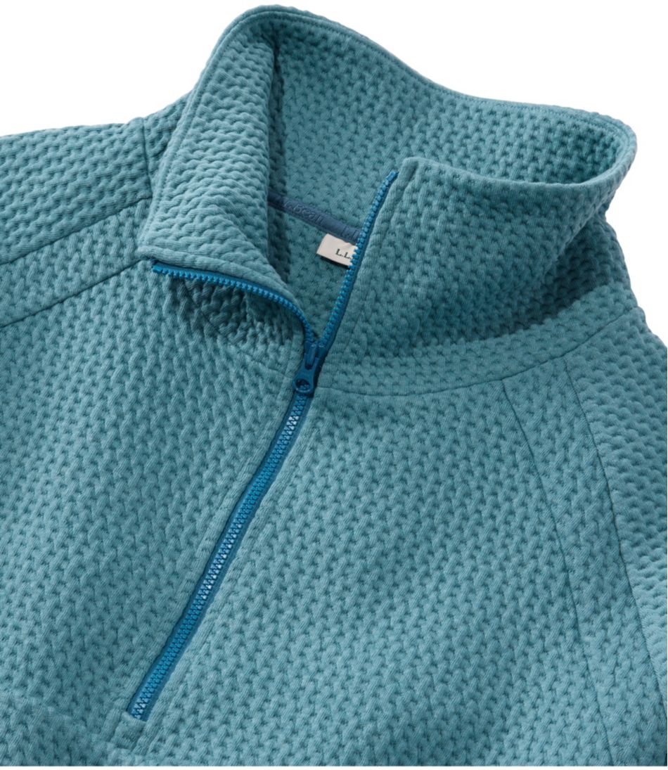 Women's Ridgeknit Half-Zip Pullover, Oversized | L.L.Bean Signature