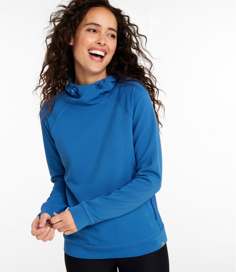 Women's VentureStretch Ottoman-Rib Hoodie | L.L.Bean Classic
