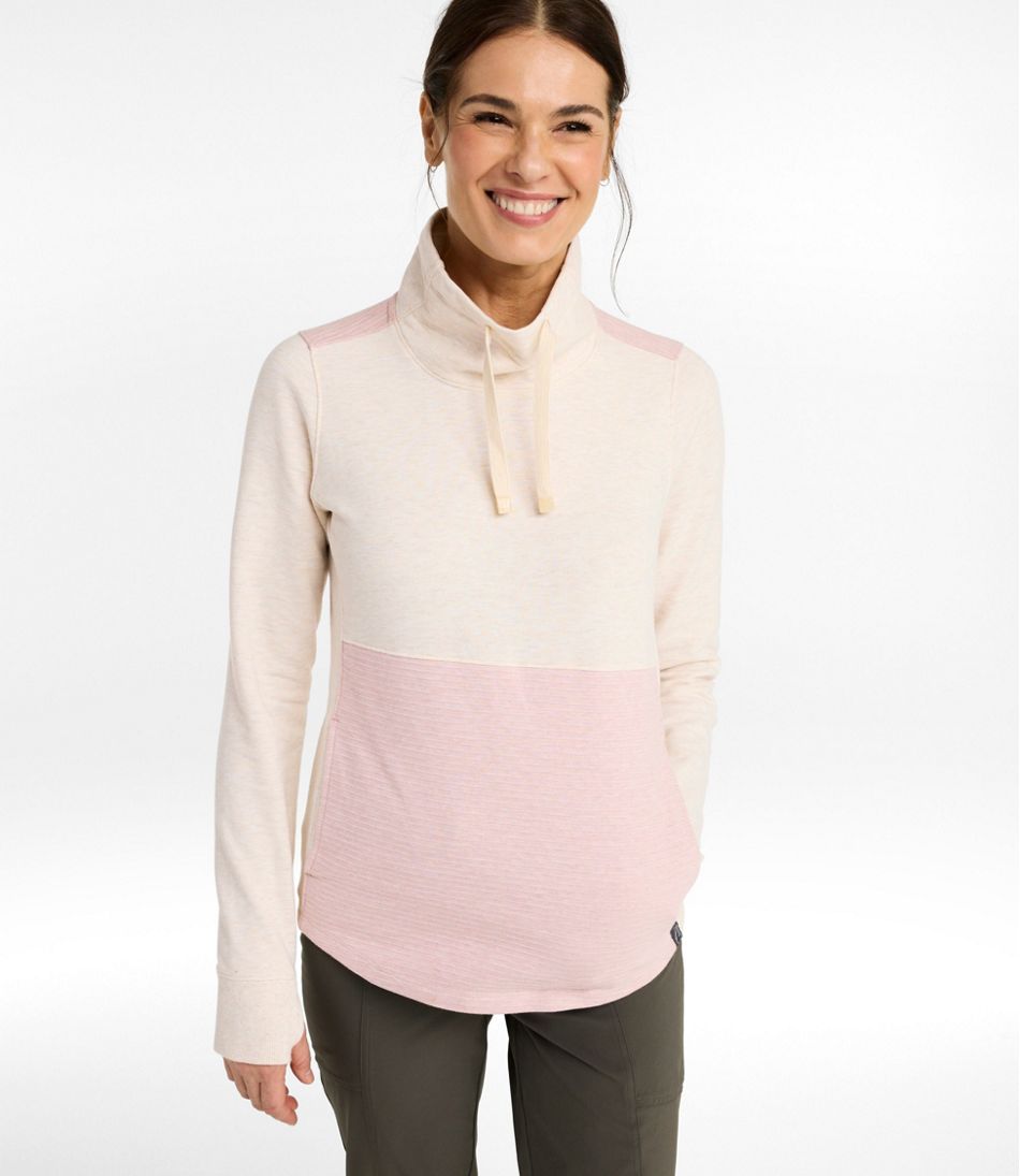 Women's Bean's Cozy Mixed Knits Pullover, Colorblock | L.L.Bean Latest
